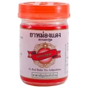 Червоний бальзам Red balm Tra Aekprathom 50g Kongkaherb Червоний бальзам Red balm Tra Aekprathom 50g Kongkaherb