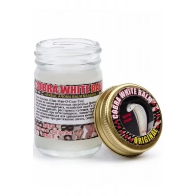 Білий тайський бальзам з отрутою кобри White Cobra Balm фото 1