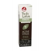 Растительная зубная паста с бамбуковым углём Твин Лотос Twin Lotus Active Charcoal Toothpaste